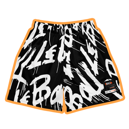 Graffiti all over unisex basketball shorts