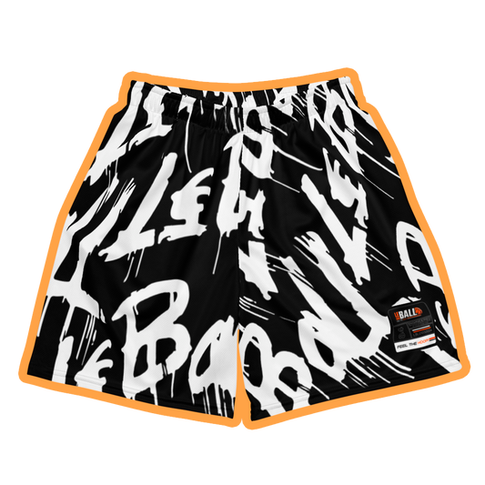 Graffiti all over unisex basketball shorts