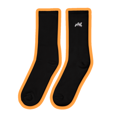 Graffiti Leball embroidered socks