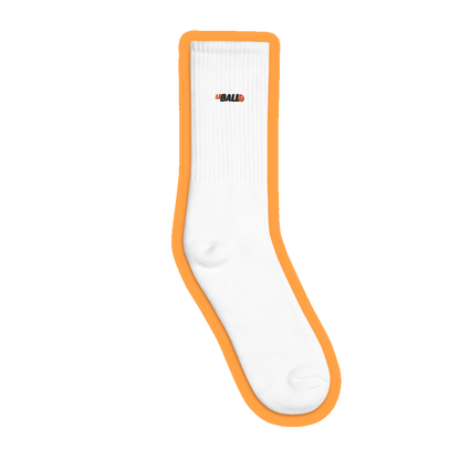 Leball logo embroidered socks