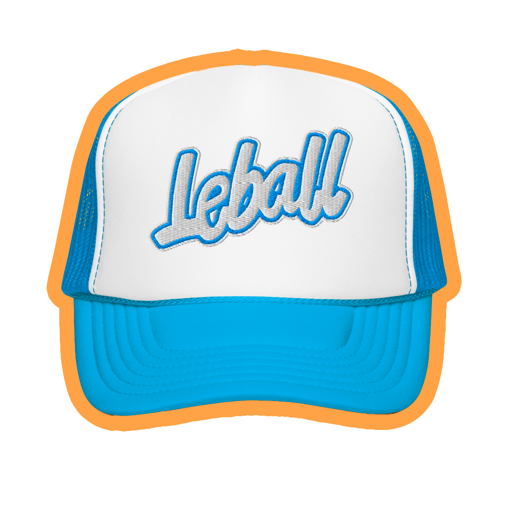 Leball retro foam trucker hat