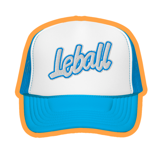 Leball retro foam trucker hat