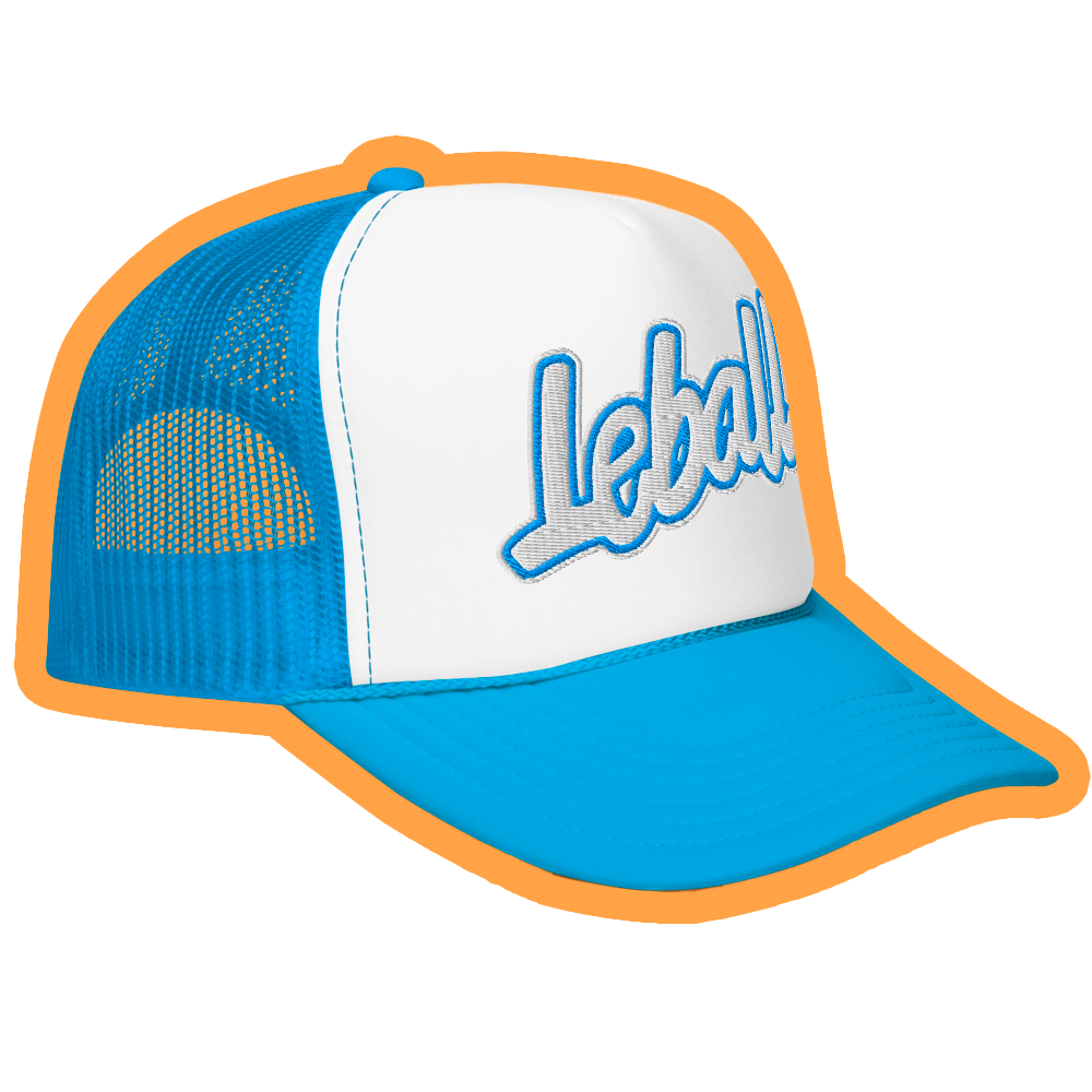 Leball retro foam trucker hat