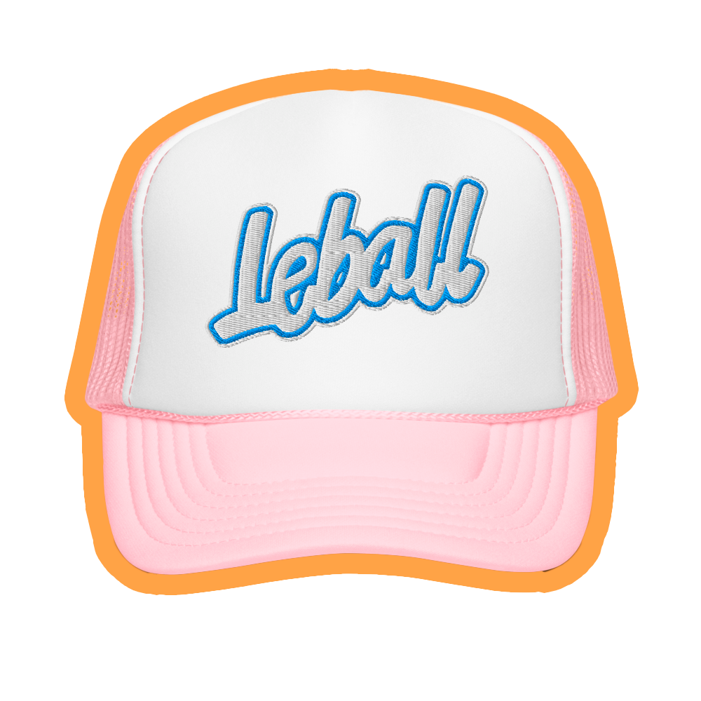 Leball retro foam trucker hat