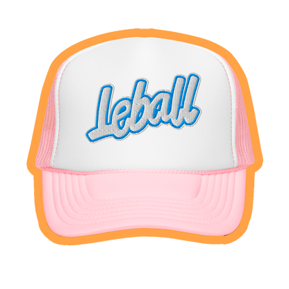 Leball retro foam trucker hat