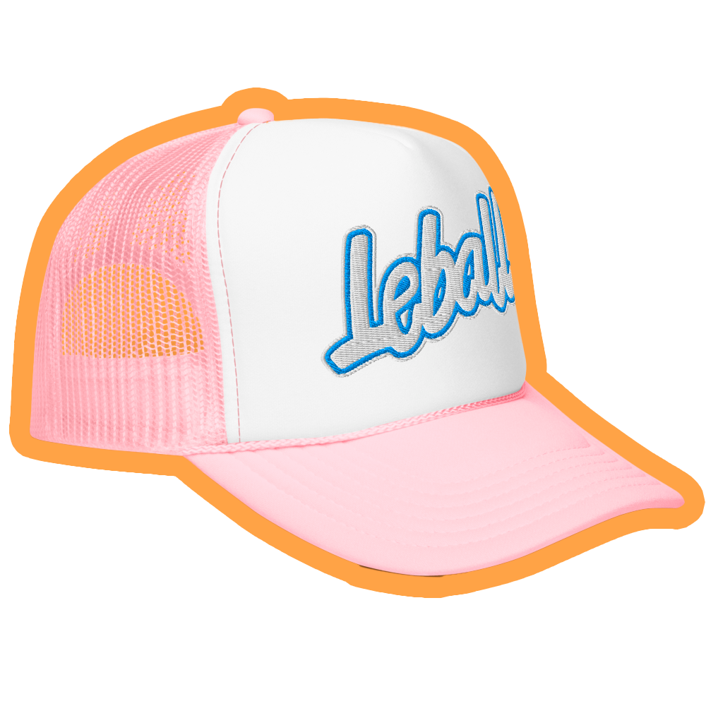 Leball retro foam trucker hat