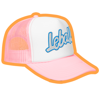 Leball retro foam trucker hat