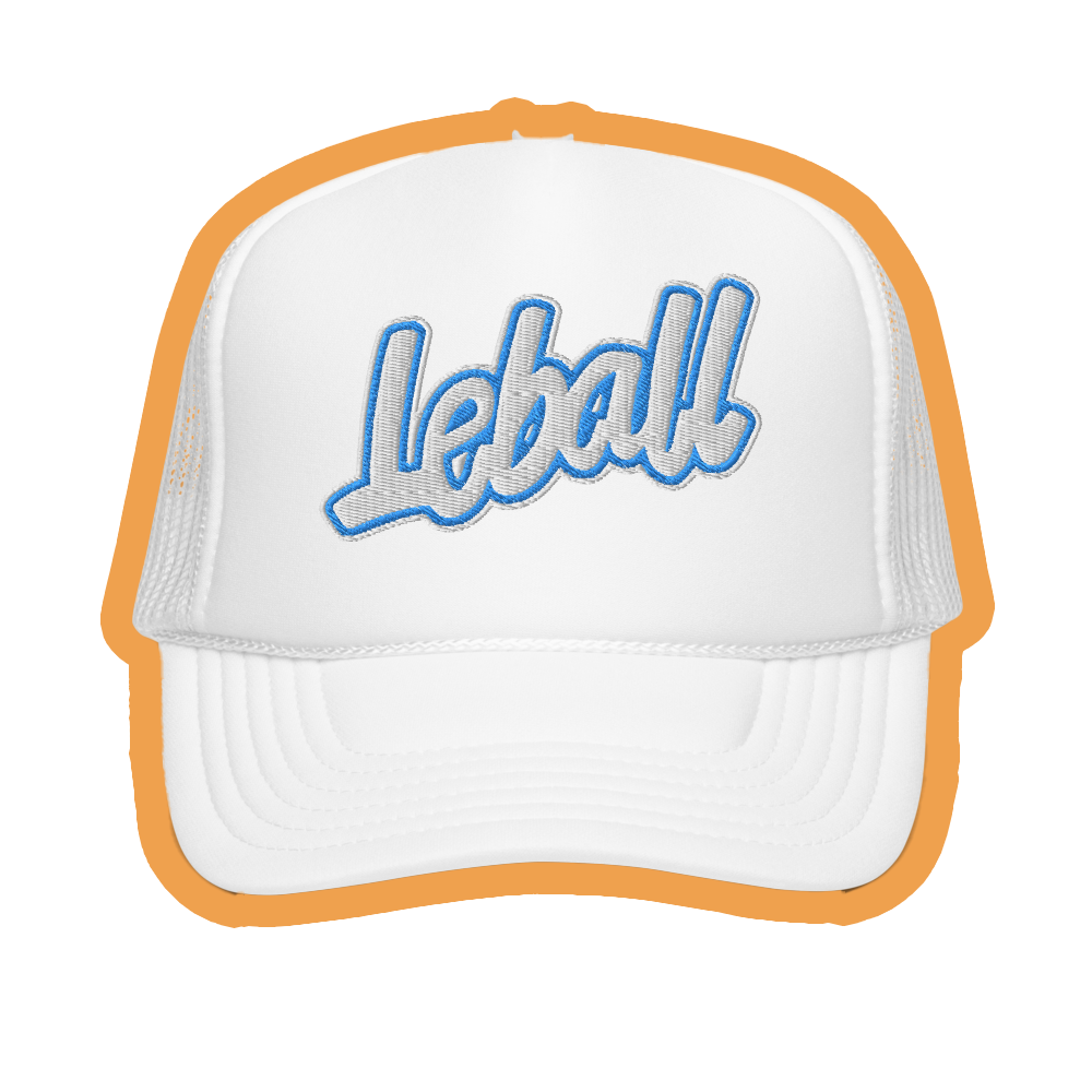 Leball retro foam trucker hat