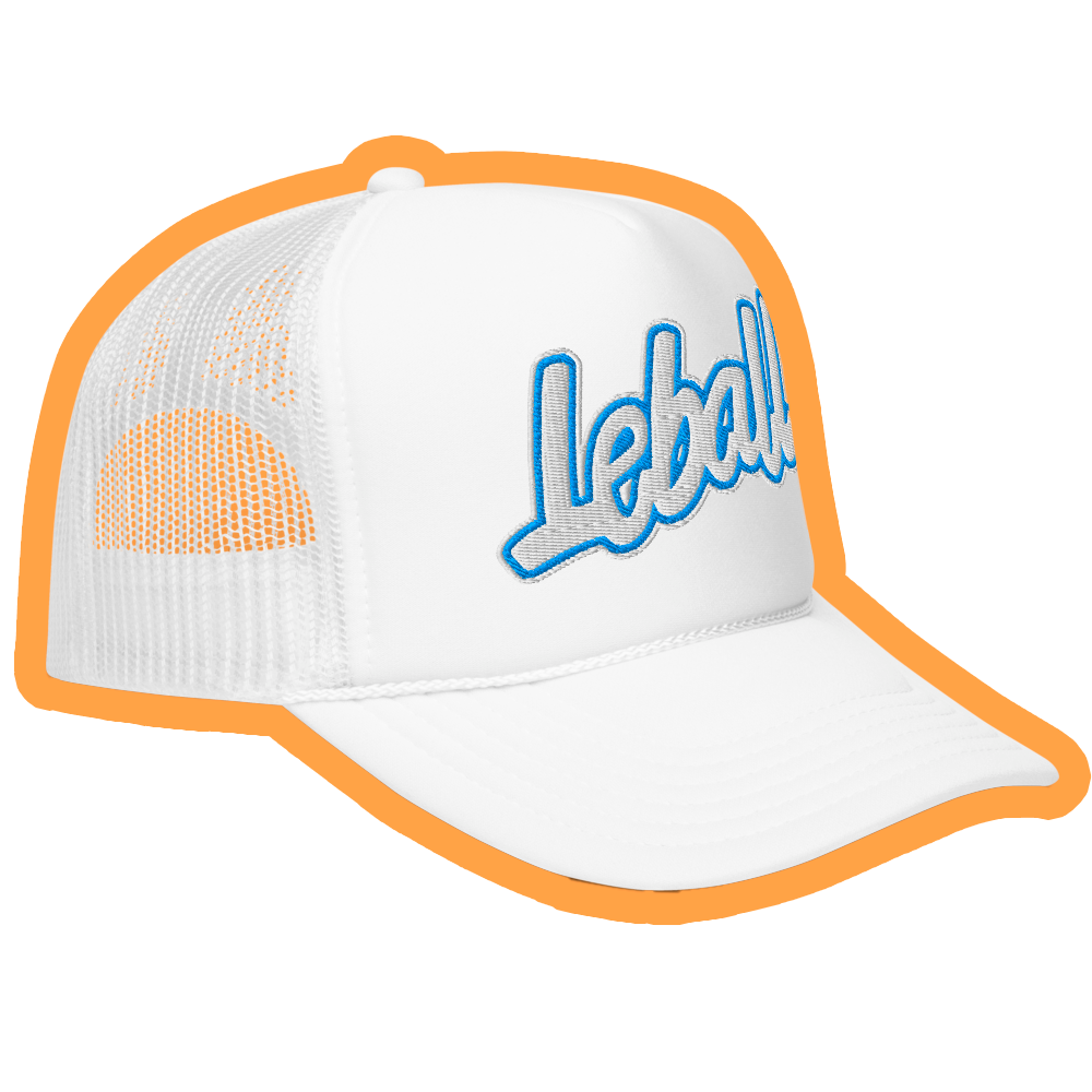 Leball retro foam trucker hat