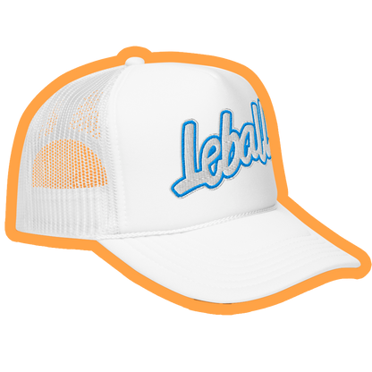 Leball retro foam trucker hat