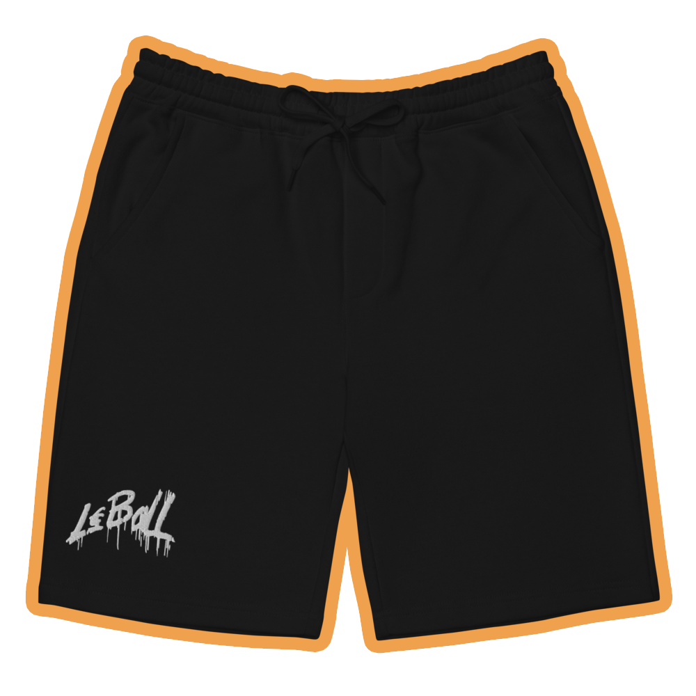 Graffiti men's fleece shorts