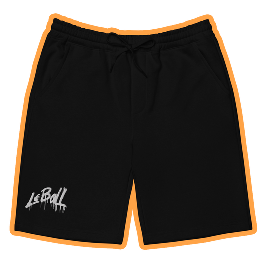 Graffiti men's fleece shorts