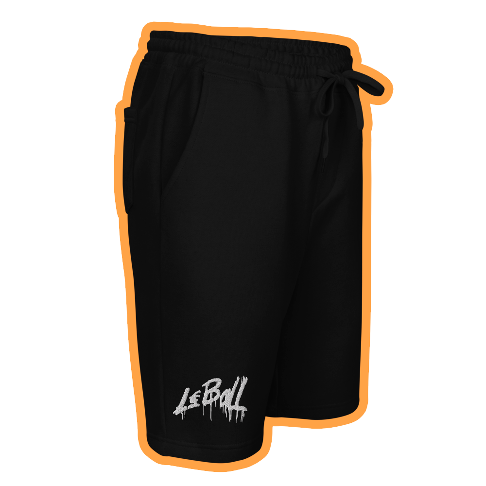 Graffiti men's fleece shorts