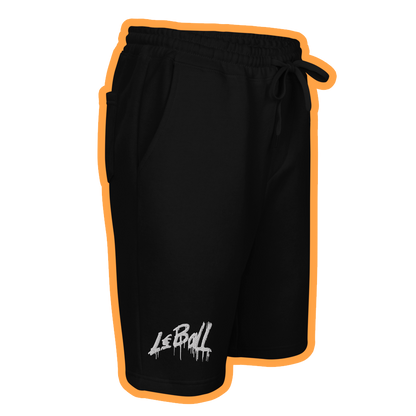 Graffiti men's fleece shorts