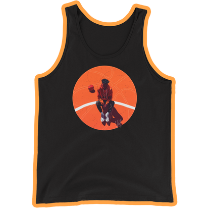 Layup line look men's tank top