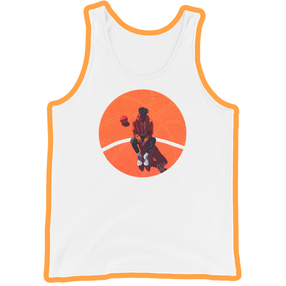 Layup line look men's tank top