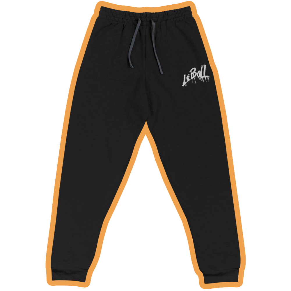 Inked ball embroidery Joggers