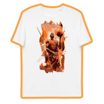 Basketball player unisex organic cotton tee