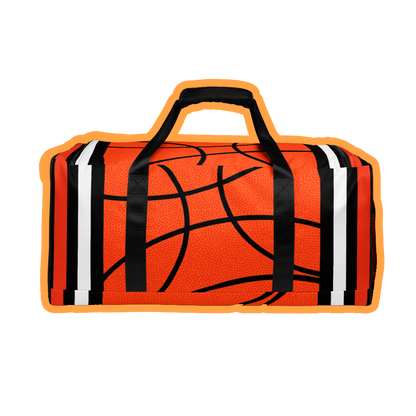 Basketball texture duffle bag