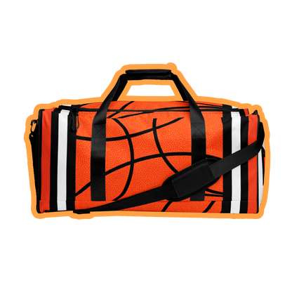 Basketball texture duffle bag