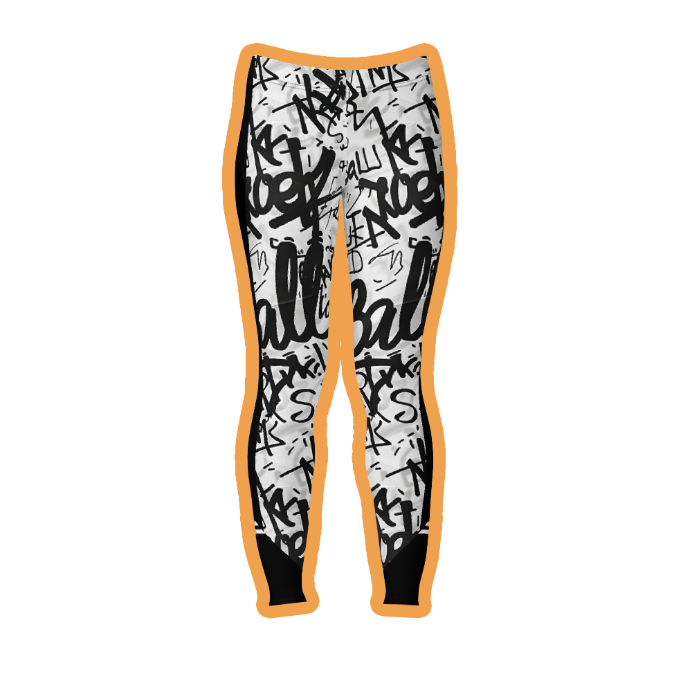 Basketball graffiti sport leggings