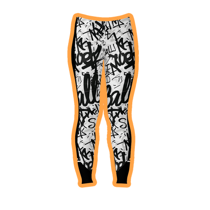 Basketball graffiti sport leggings