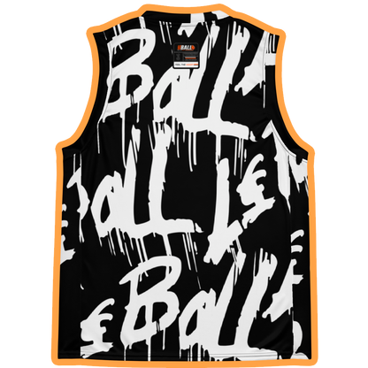 Graffiti Leball unisex basketball jersey