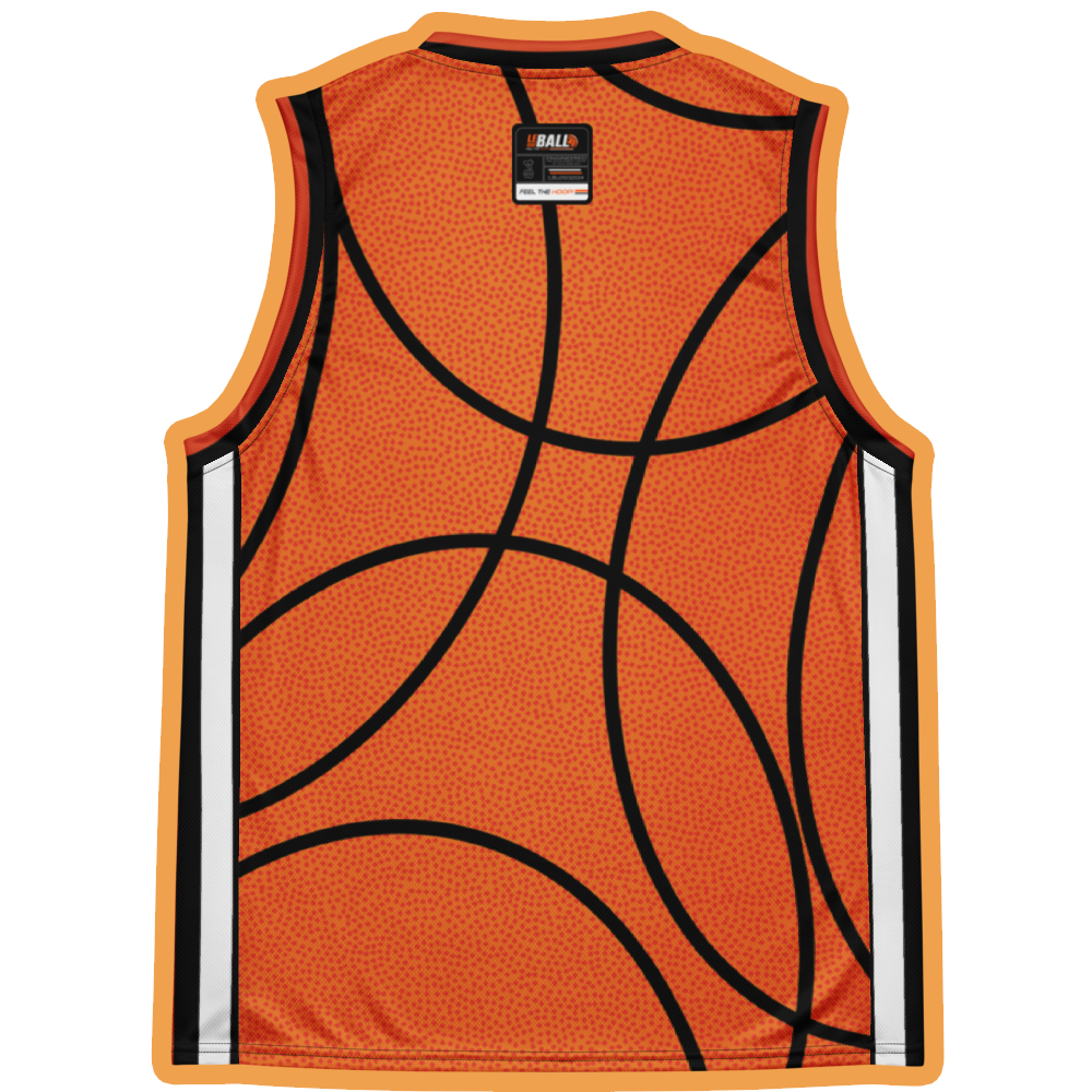 Basketball texture unisex basketball jersey