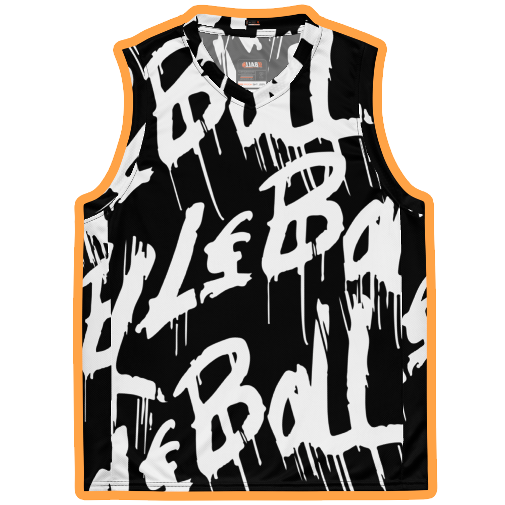 Graffiti Leball unisex basketball jersey