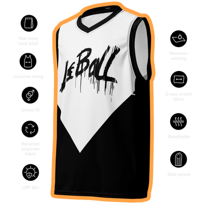 Leball graffiti unisex basketball jersey