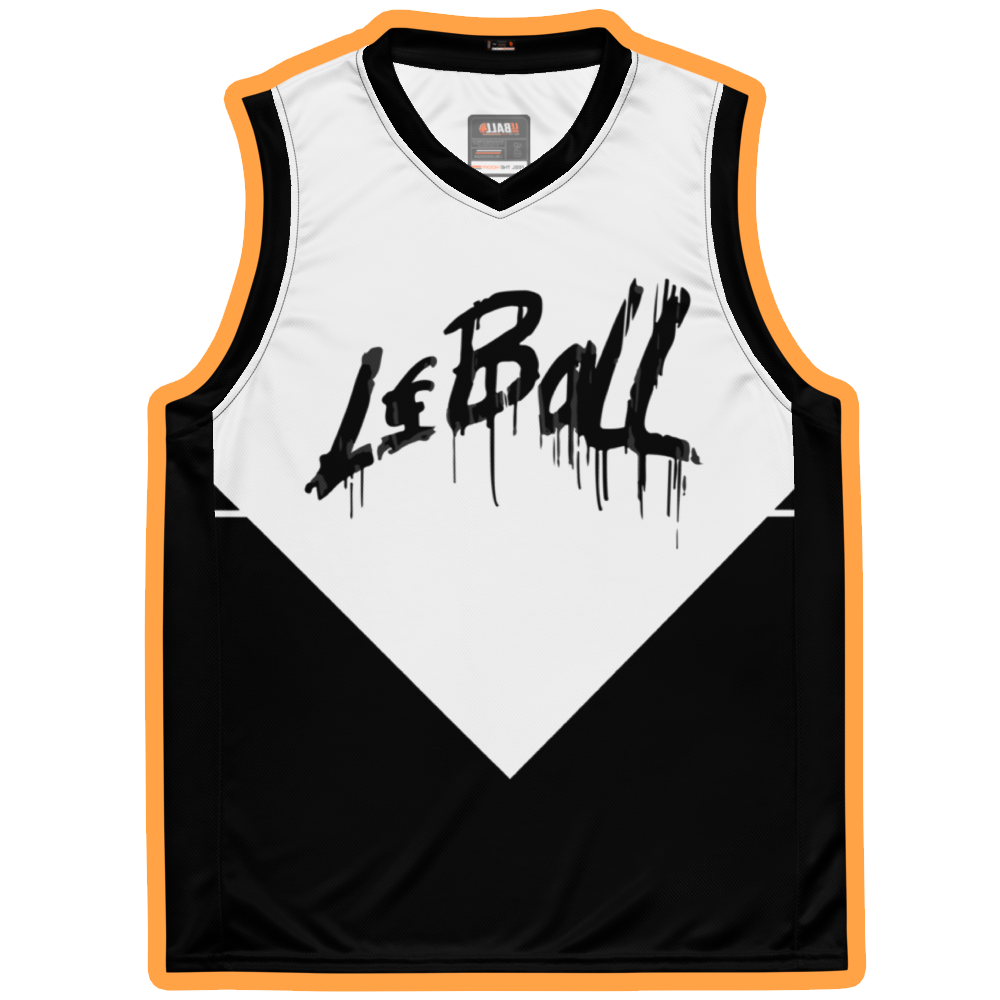 Leball graffiti unisex basketball jersey