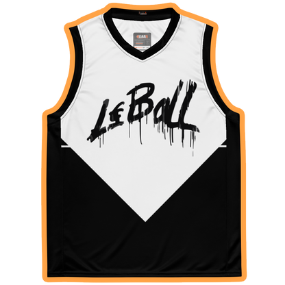 Leball graffiti unisex basketball jersey