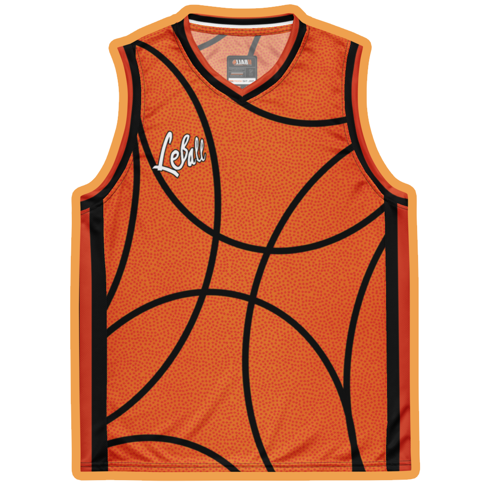 Basketball texture unisex basketball jersey