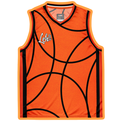 Basketball texture unisex basketball jersey