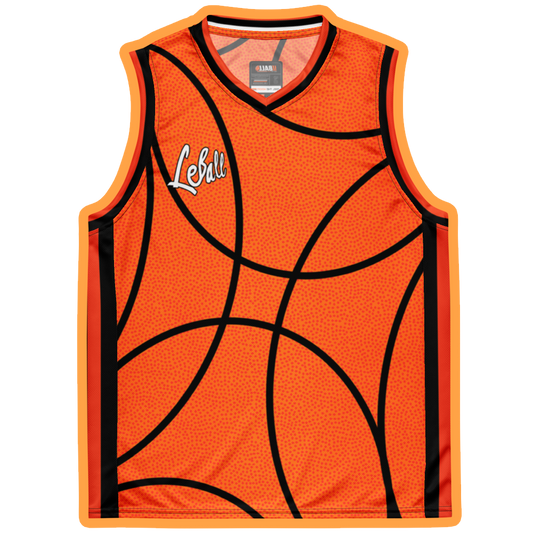 Basketball texture unisex basketball jersey