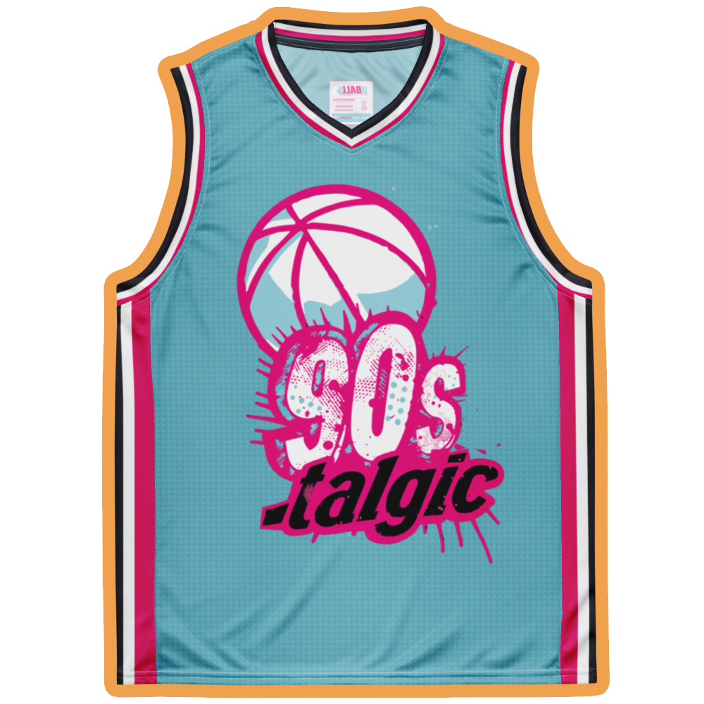 90s nostalgic unisex basketball jersey