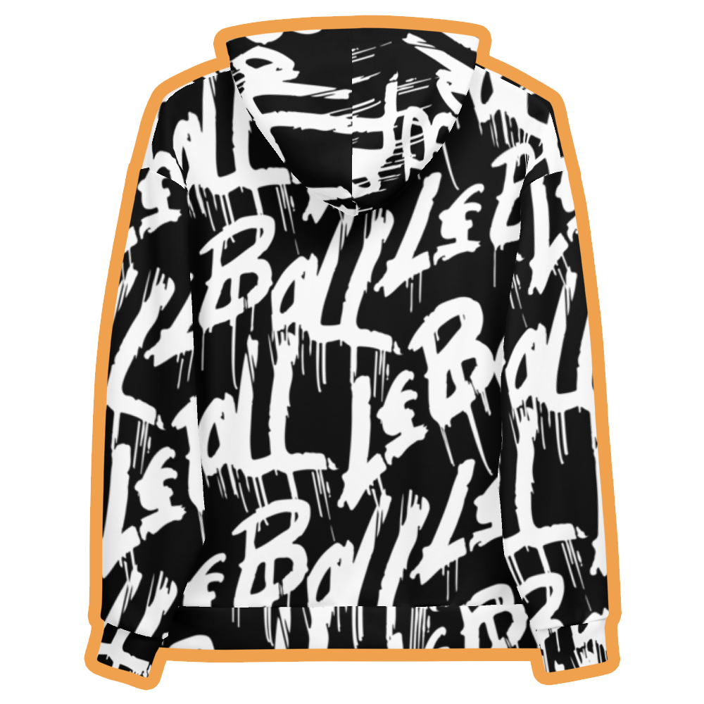 Graffiti all over basketball unisex Hoodie