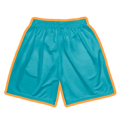 Memphis  inspired retro basketball unisex mesh shorts