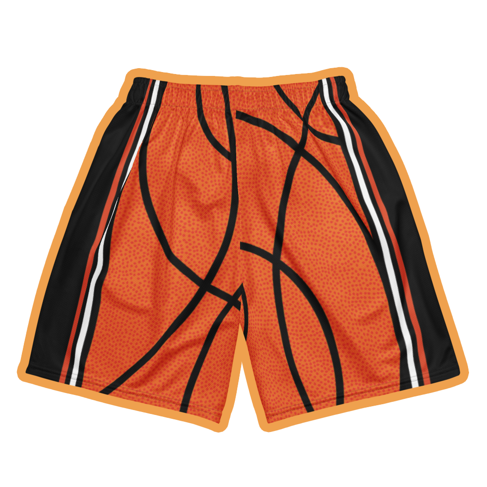 Basketball ball texture Unisex mesh shorts