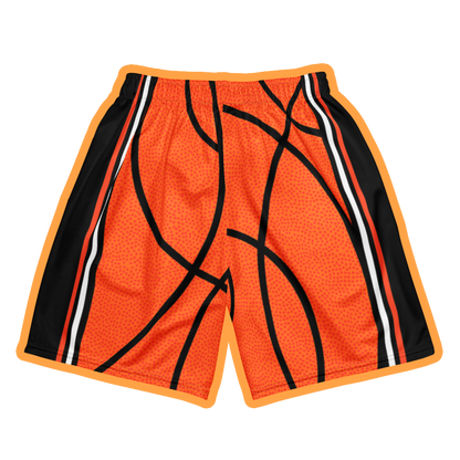 Basketball ball texture Unisex mesh shorts