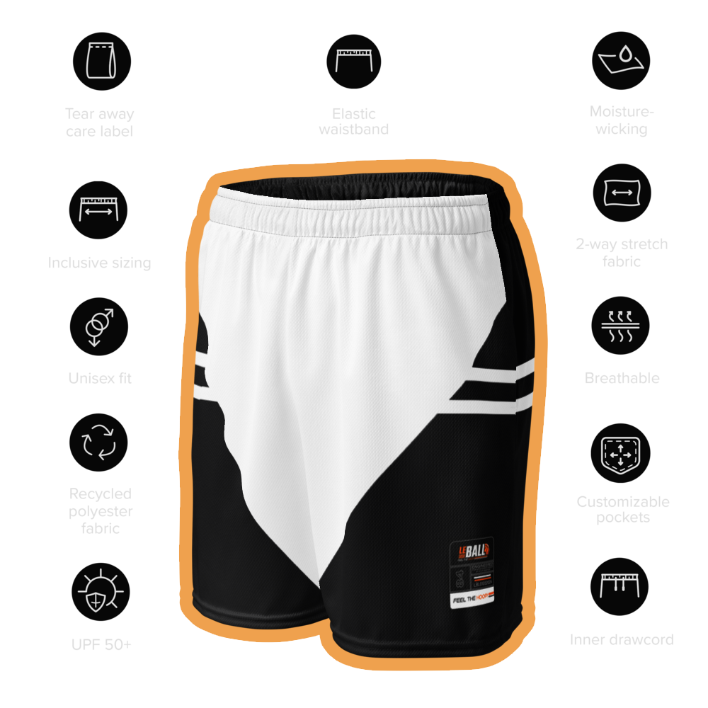 Streetball Leball unisex basketball mesh shorts