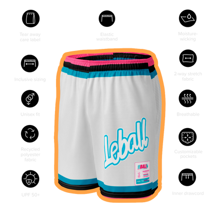 Leball 94 basketball unisex mesh shorts