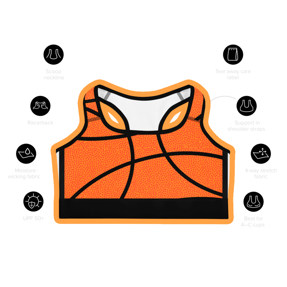 Basketball sports bra