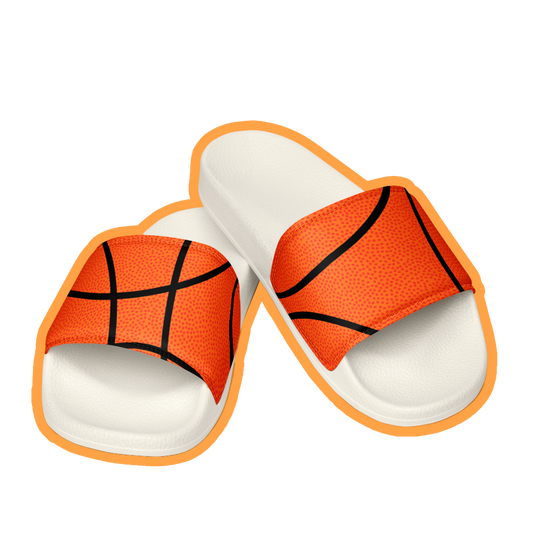 Basketball texture men’s slides