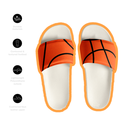 Basketball texture men’s slides