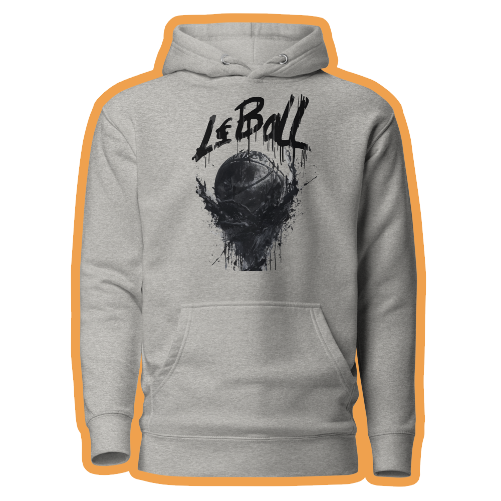 Leball splashing basketball unisex hoodie