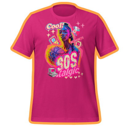 90s.nostalgic basketball girl unisex t-shirt