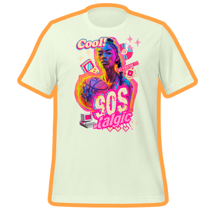 90s.nostalgic basketball girl unisex t-shirt