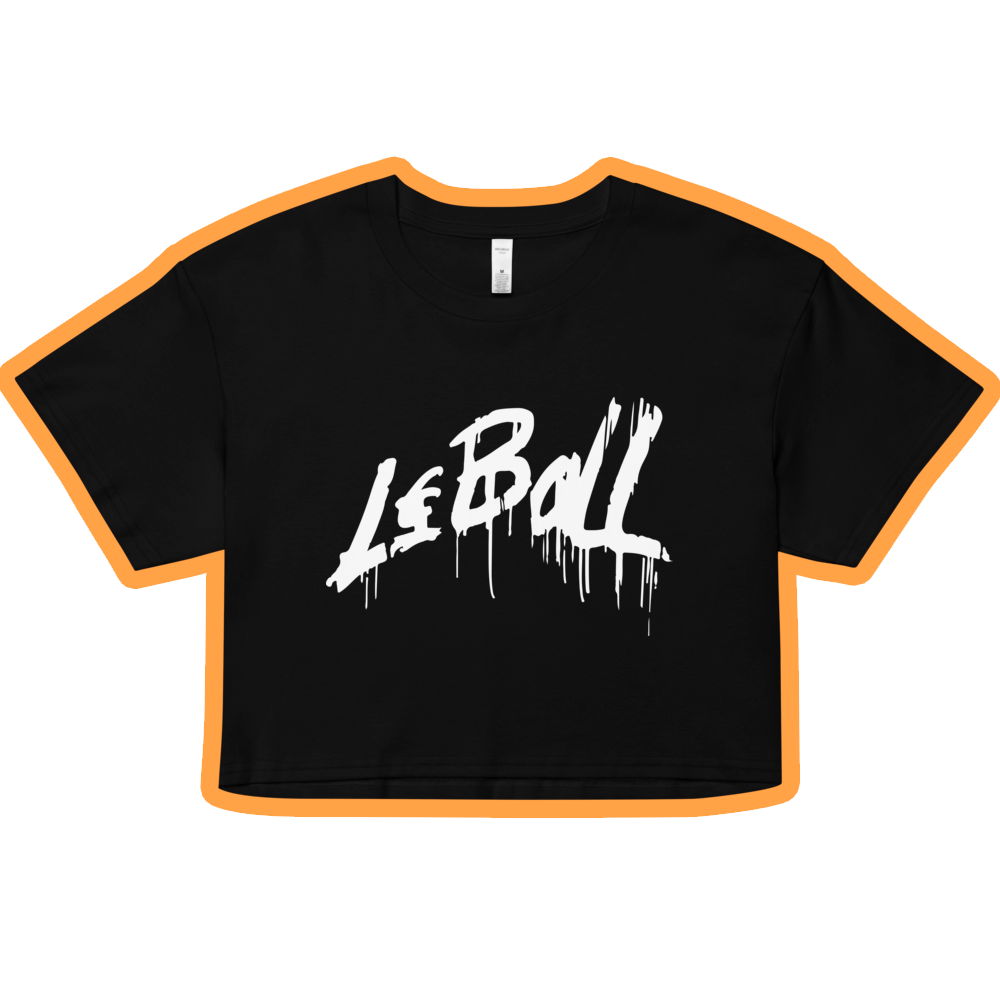 Leball graffiti women’s crop top