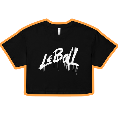 Leball graffiti women’s crop top